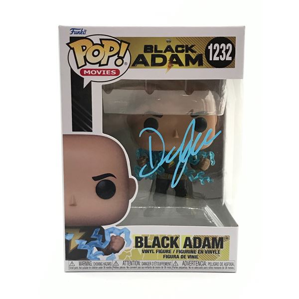 DWAYNE JOHNSON SIGNED BLACK ADAM FUNKO POP - KB COA