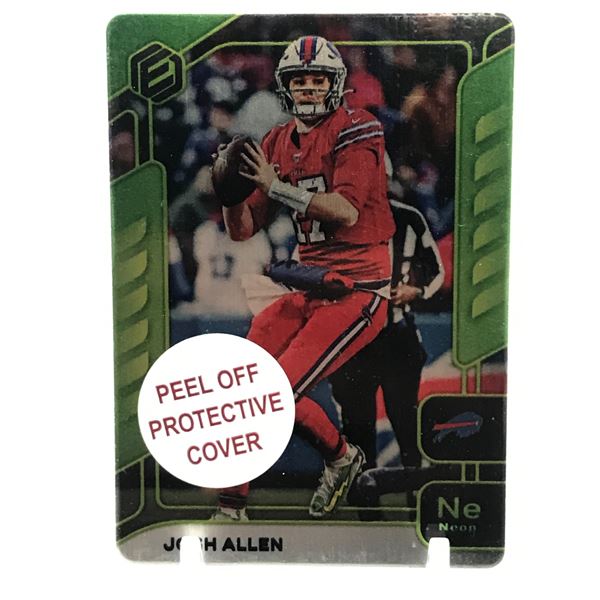 2020 PANINI ELEMENTS JOSH ALLEN METAL TRADING CARD