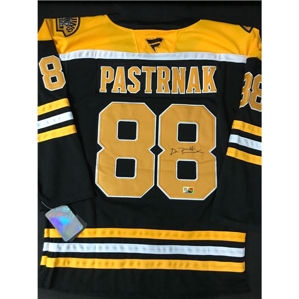 DAVID PASTRANAK SIGNED BOSTON BRUINS CUSTOM JERSEY - ELITE SPORTS COA