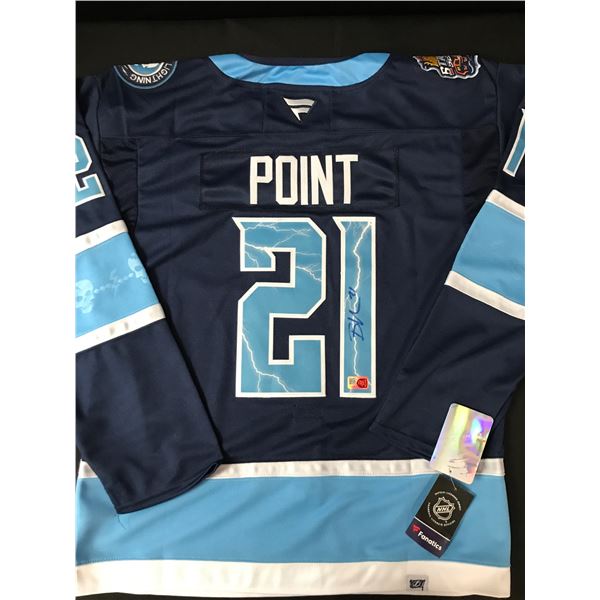 BRAYDEN POINT SIGNED TAMPA BAY LIGHTENING CUSTOM JERSEY - ELITE SPORTS COA