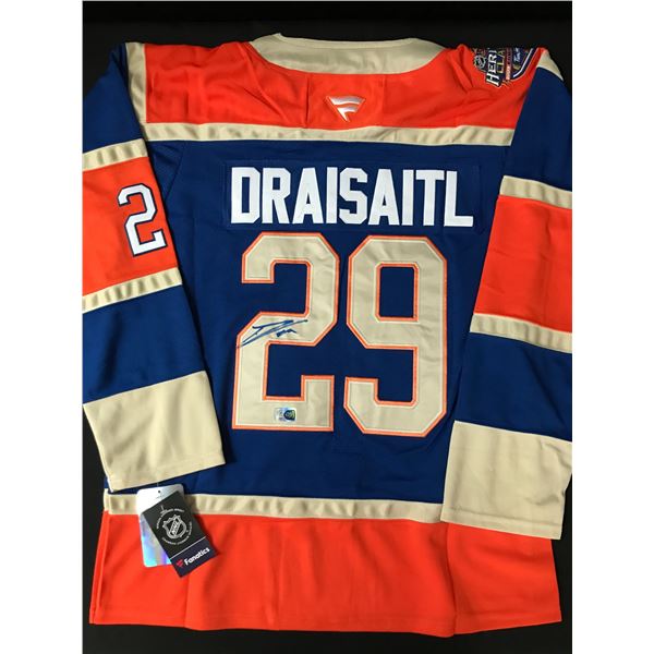 LEON DRAISAITL SIGNED EDMONTON OILERS CUSTOM JERSEY - ELITE SPORTS COA