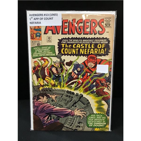 AVENGERS #13 (1965) 1ST COUNT NEFARIA - MARVEL COMICS