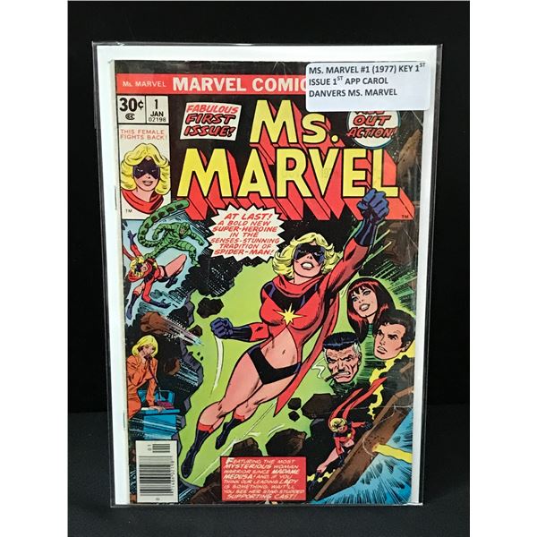 MS. MARVEL #1 (1977) 1ST APP CAROL DANVERS - MARVEL COMICS