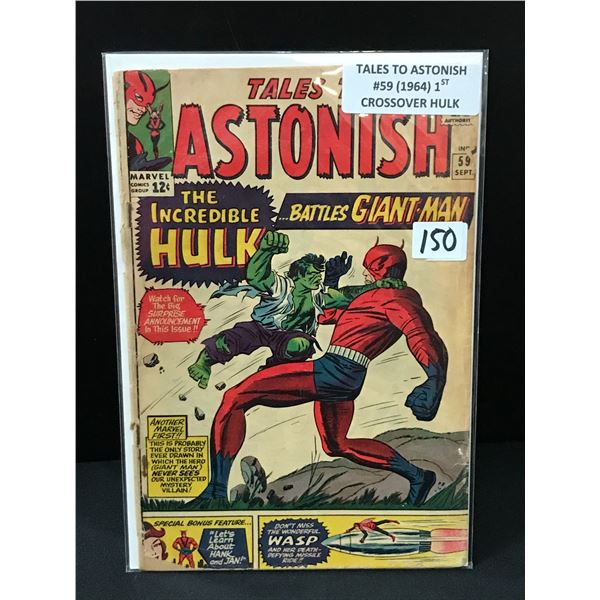 TALES TO ASTONISH #59 (1964) 1ST CROSSOVER HULK - MARVEL COMICS