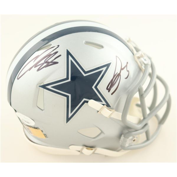 CEE DEE LAMB AND GEORGE PICKENS SIGNED MINI HELMET JSA COA