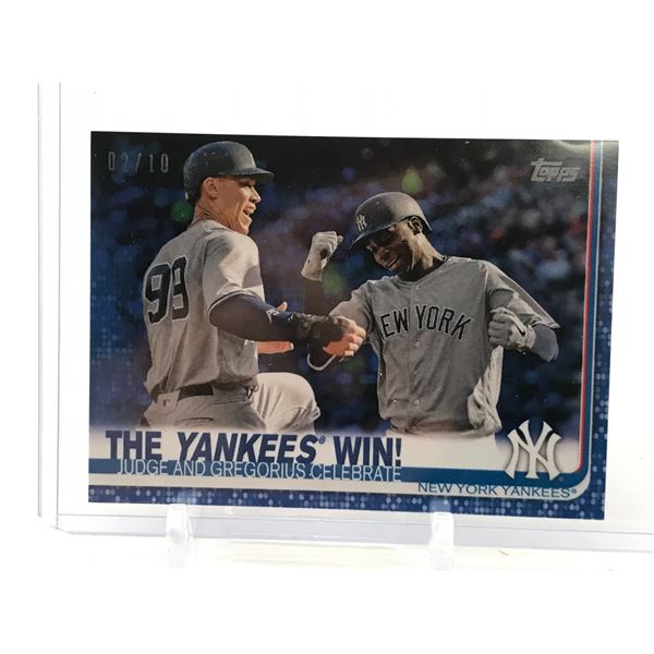 2019 TOPPS SERIES 1 NO.14 JUDGE AND GREGORIUS