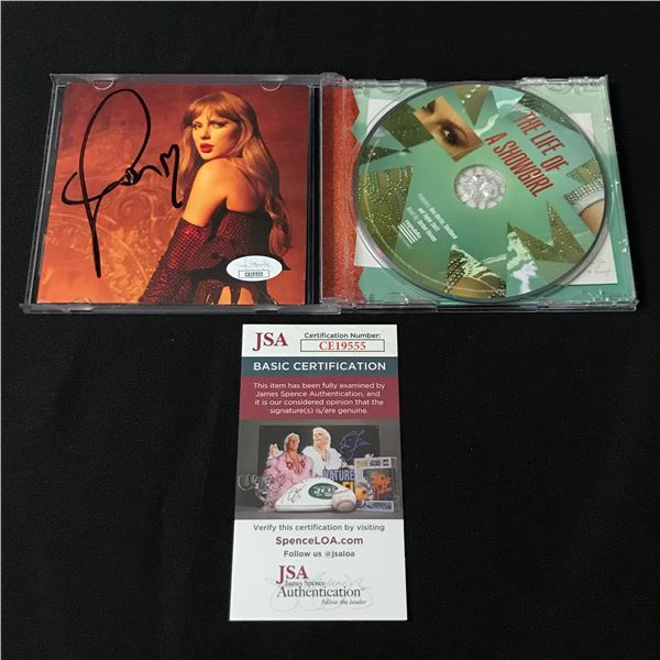TAYLOR SWIFT SIGNED CD SLEEVS - JSA COA