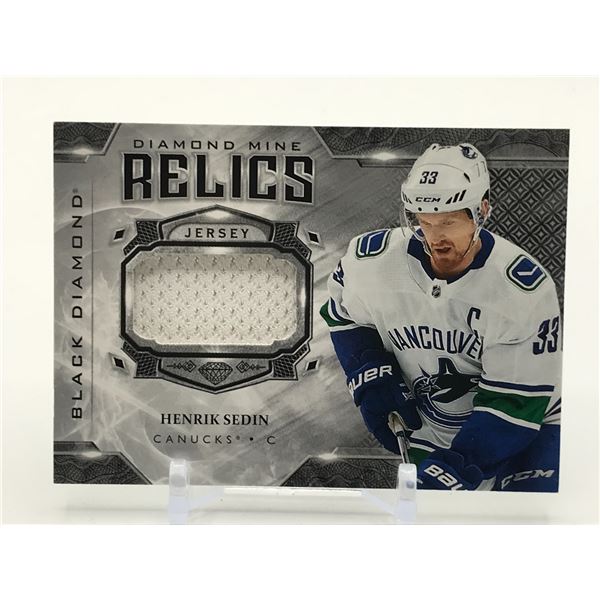 2019-20 UPPER DECK BLACK DIAMOND MINE NO.DMHS HENRICK SEDIN PATCH