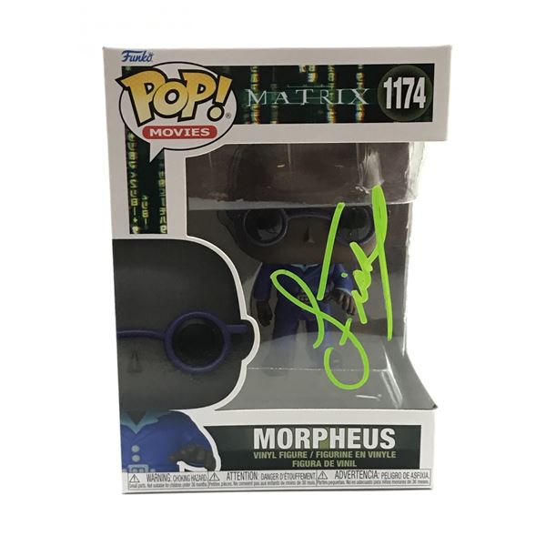 LAWRENCE FISHBURNE SIGNED MORPHEUS FUNKO POP - KB COA