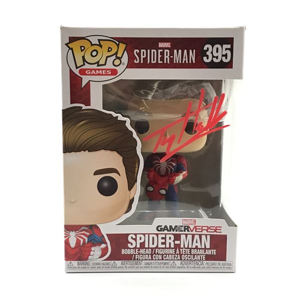 TOM HOLLAND SIGNED SPIDERMAN FUNKO POP - KB COA