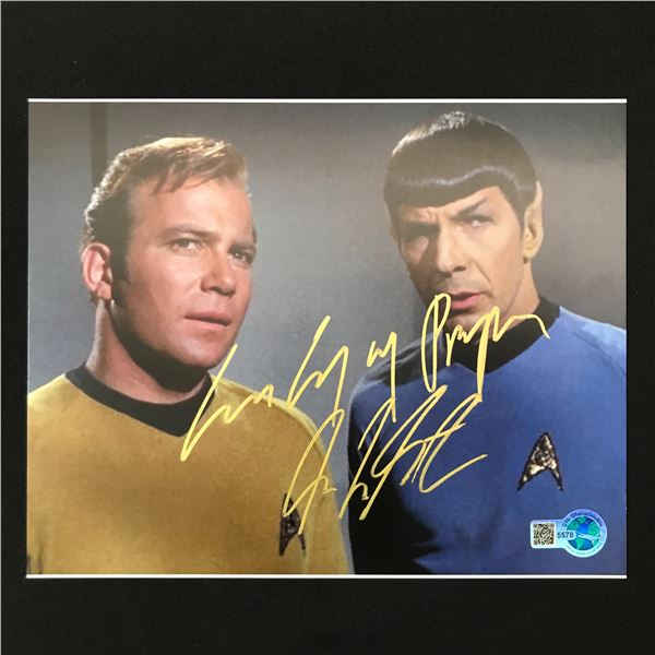 WILLIAM SHATNER SIGNED STAR TREK 8X10 - WWOC COA