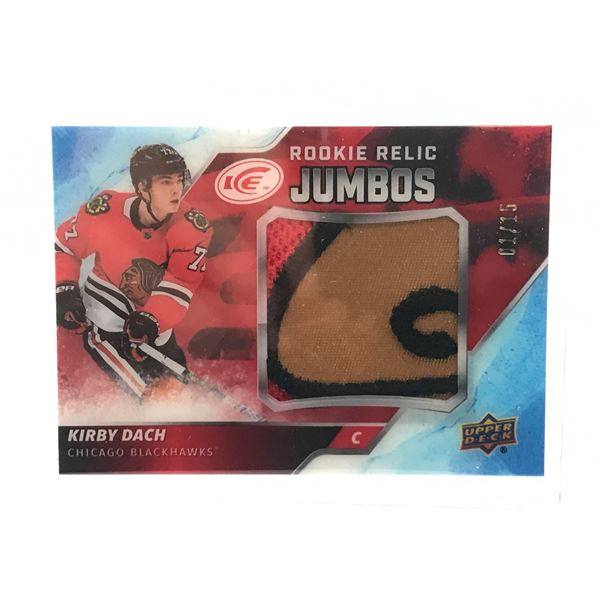 2019-20 UPPER DECK NO.RRJKD KIRBY DACH ROOKIE RELIC JUMBOS PATCH 01/15