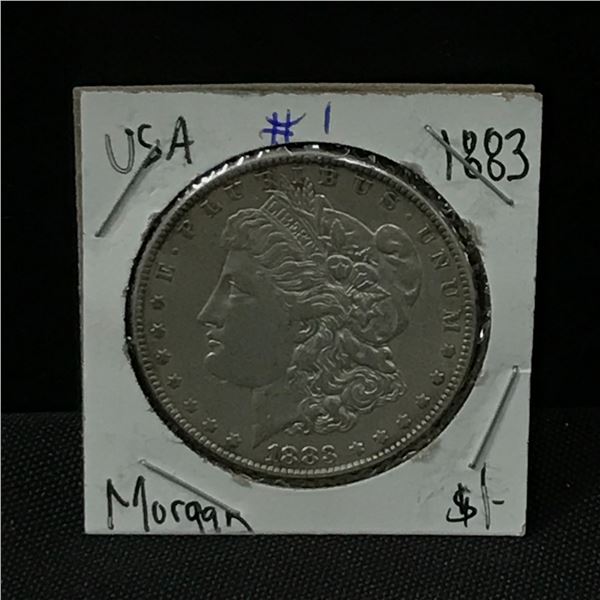 1883 MORGAN SILVER DOLLAR