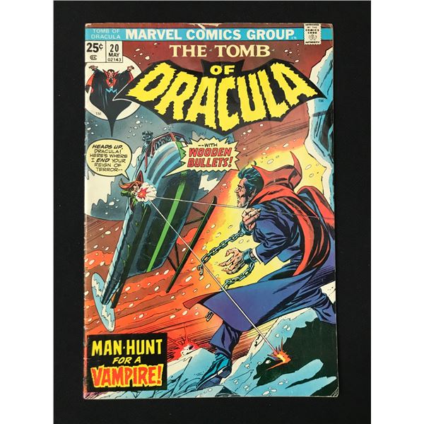 THE TOMB OF DRACULA #20 - MARVEL COMICS