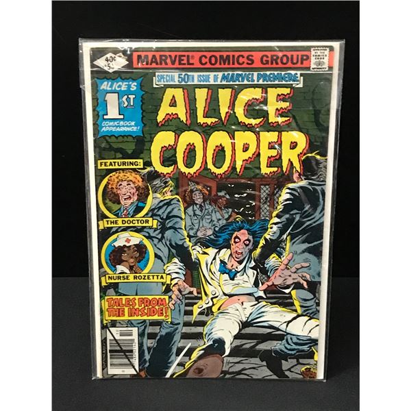 MARVEL PREMIERE ALICE COOPERS #1  COMIC  MARVEL COMICS #50