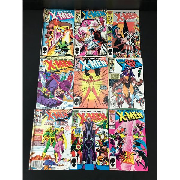 LOT OF 9 X-MEN COMICS - MARVEL COMICS
