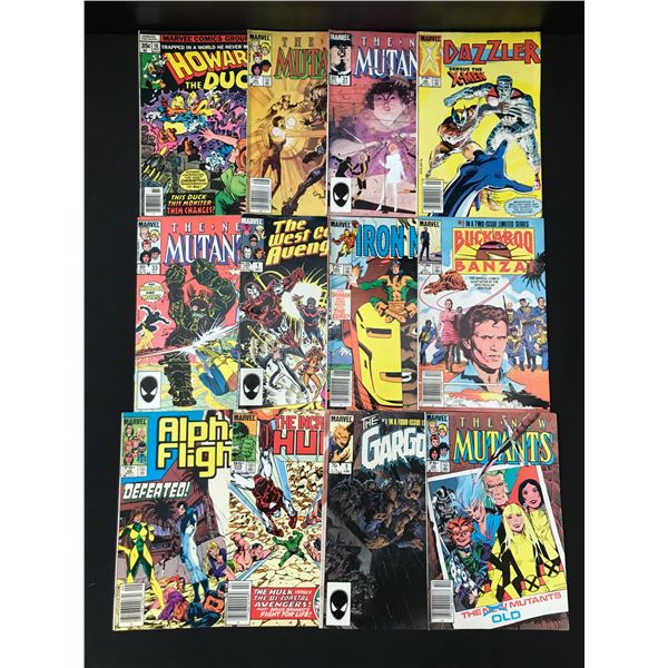 LOT OF 12 MIXED TITLE COMICS - MARVEL COMICS