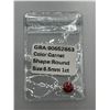 Image 2 : 1CT MOISSANITE ROUND BRILLIANT GARNET WITH GRA REPORT