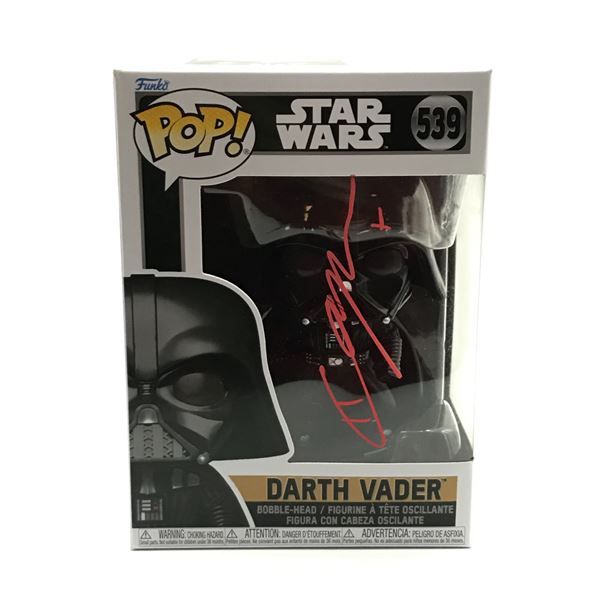 HAYDEN CHRISTENSEN SIGNED DARTH VADER FUNKO POP - WWOC COA