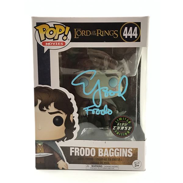 ELIJAH WOOD SIGNED FRODO FUNKO POP LORD OF THE RINGS - WWOC COA