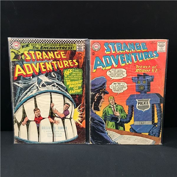 LOT OF 2 STRANGE ADVENTURES COMICS - DC COMICS