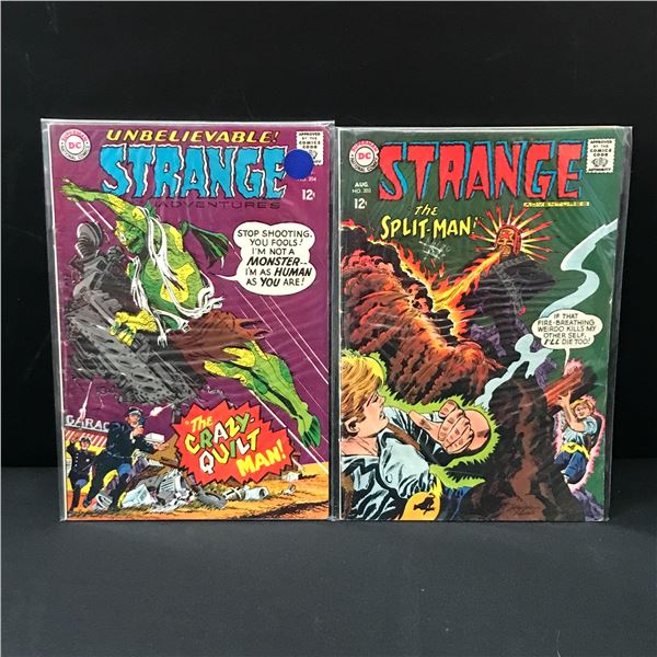 LOT OF 2 STRANGE ADVENTURES COMICS #203-204 - DC COMICS