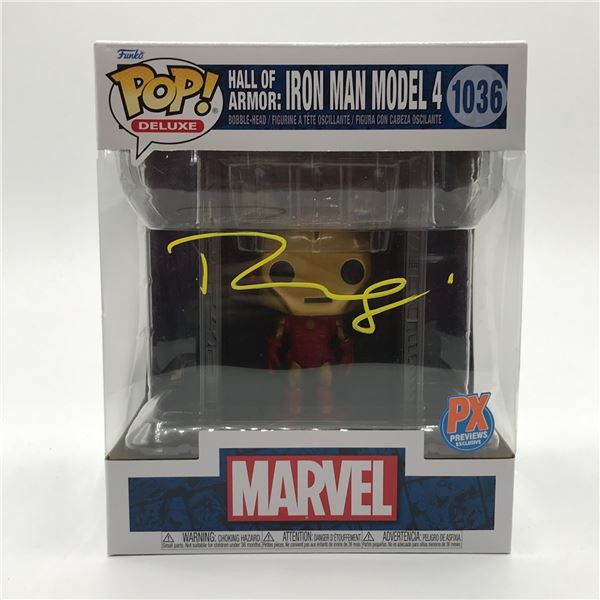 ROBERT DOWNEY JR SIGNED IRON MAN FUNKO POP - KB COA