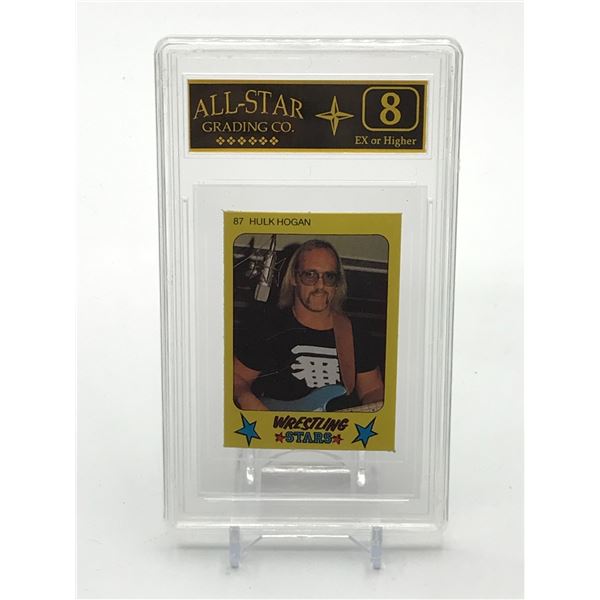 HULK HOGAN TRADING CARD #87 - ALL STAR GRADING 8