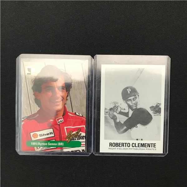 LOT OF 2 TRADING CARDS