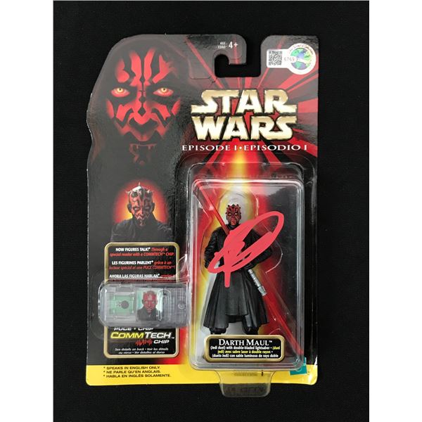 RAY PARK SIGNED DARTH MAUL  ACTION FIGURE - WWOC COA