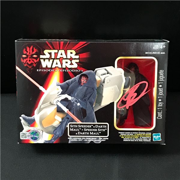 RAY PARK SIGNED DARTH MAUL ACTION FIGURE - WWOC COA