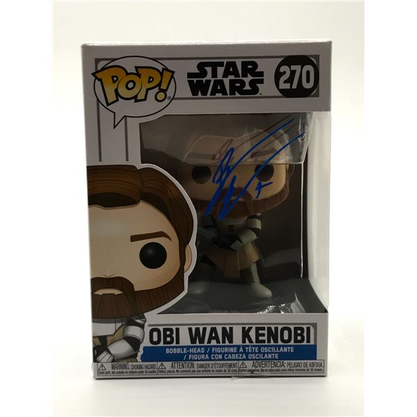 EWAN MCGREGOR SIGNED OBI WAN KENOBI FUNKO POP - KB COA