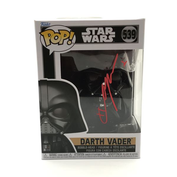 HAYDEN CHRISTENSEN SIGNED DARTH VADER FUNKO POP - WWOC COA