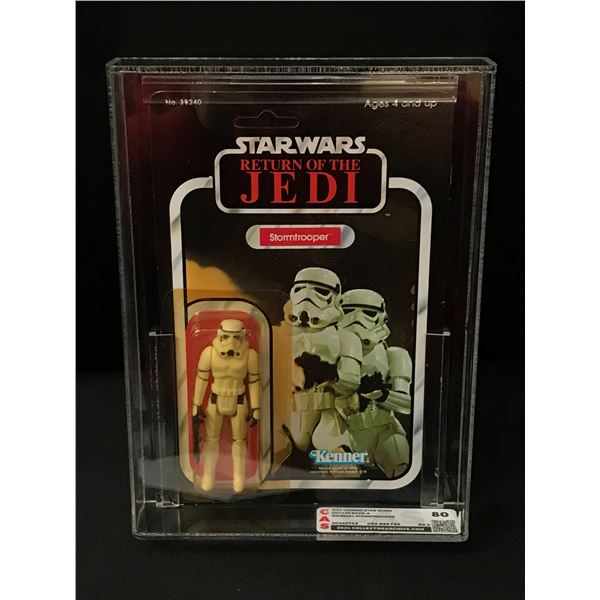 1984 KENNER STAR WARS RETURN OF THE JEDI STORMTROOPER - CAS GRADE 80