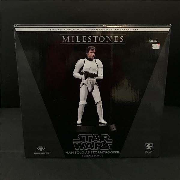 MILESTONES 40TH ANNIVERSARY STAR WARS HAN SOLO  STORMTROOPER 1:6 SCALE STATUE IN ORIGINAL BOX