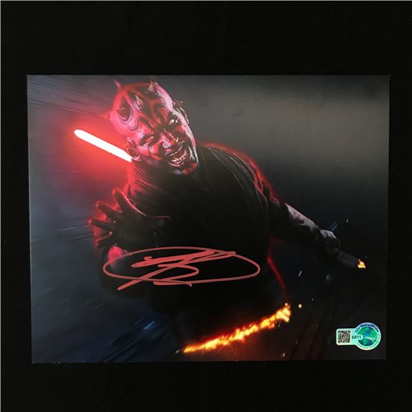 RAY PARK SIGNED DARTH MAUL STAR WARS 8 X10 - WWOC COA