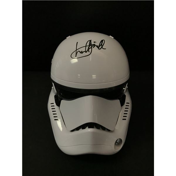 MARK HAMILL SIGNED FULL SIZED STORMTROOPER HELMET - HOLLYWOOD AUTHENIC COA
