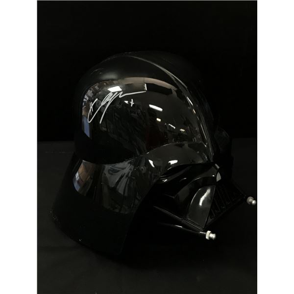 HAYDEN CHRISTENSEN SIGNED FULL SIZED DARTH VADER HELMET - WWOC COA