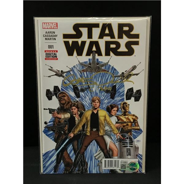 ANTHONY DANIELS SIGNED C3P0 STAR WARS COMIC - WWOC COA