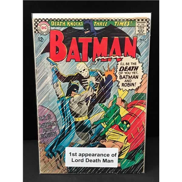 BATMAN #180 1ST APP OF LORD DEATH MAN - DC COMICS