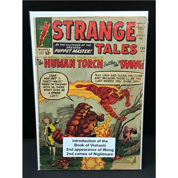 STRANGE TALES #116 INTRODUCING BOOK OF VISHANTI - MARVEL COMICS