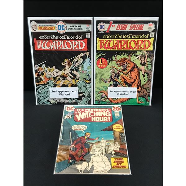 LOT OF 3 MIXED TITLE COMICS - DC
