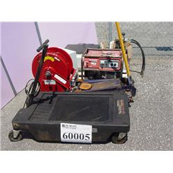 HOSE REEL/MICROWAVE/OIL DRAIN ASSEMBLY/GENERATOR/POST PULLER