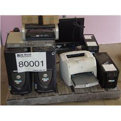 Computers, Monitor, Printer, Uninterruptible Power Supply