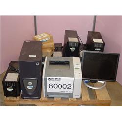 Computer, Monitor, Printer, Uninterruptible Power Supply