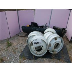 RIMS, TRACTOR PARTS AND BLADES