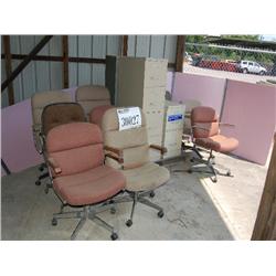 CHAIRS/FILE CABINETS