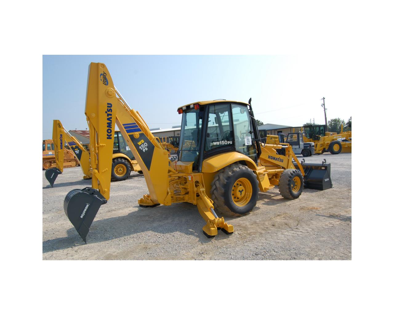 Komatsu WB150-2 Backhoe Loader