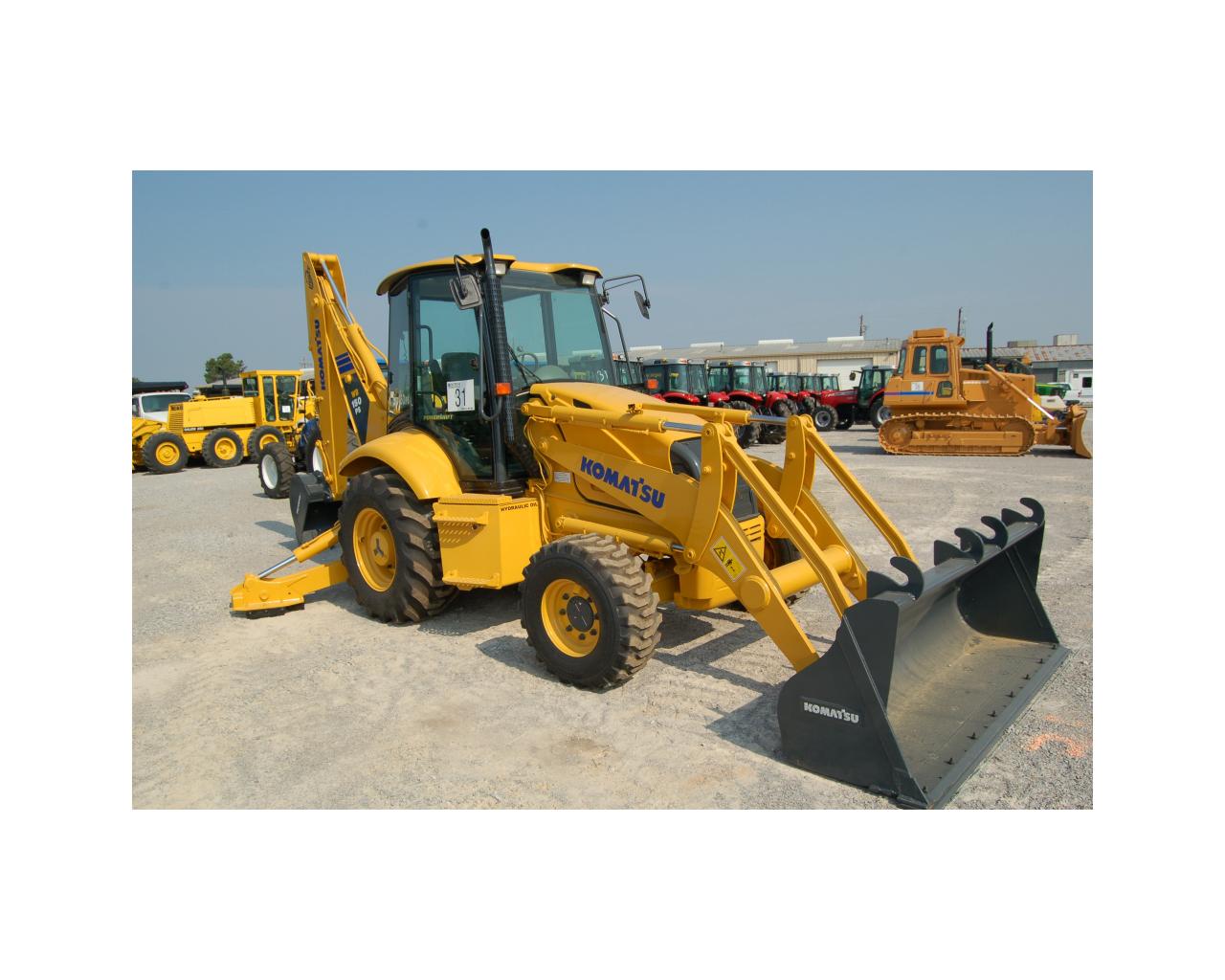 KOMATSU WB150 PS 4X4 LOADER BACKHOE