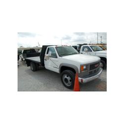 2000 GMC 3500 FLATBED TRUCK
